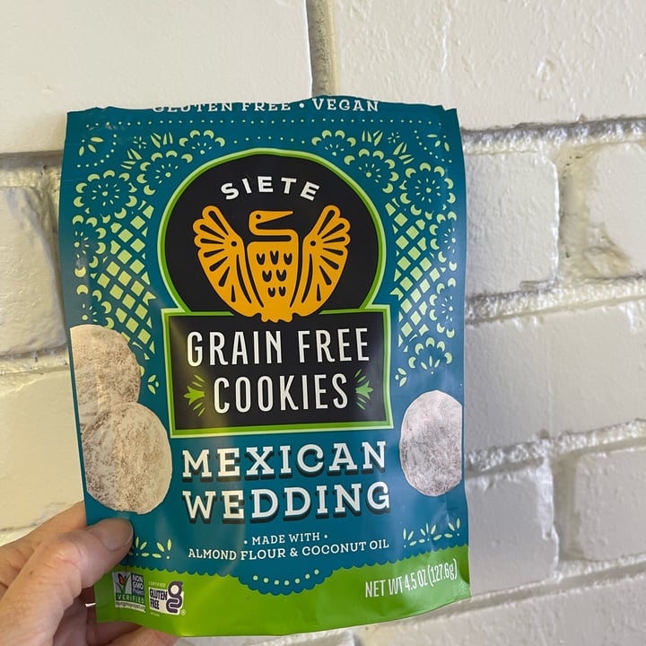 Siete Family Foods Grain free cookies Mexican Wedding Review abillion