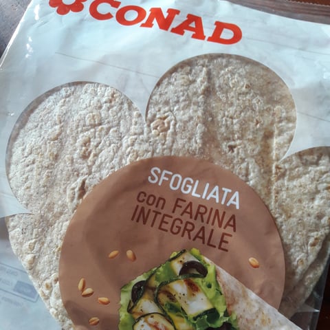 Conad, Sfogliata con farina integrale, wraps, pita & indian bread, baked goods, food, review