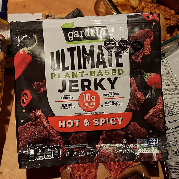 Gardein Ultimate Plant Based Jerky Hot and Spicy Review abillion