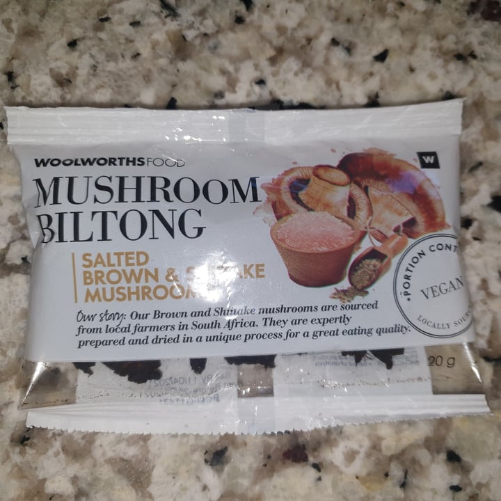 Woolworths Food Mushroom Biltong Salted Brown & Shiitake Mushrooms