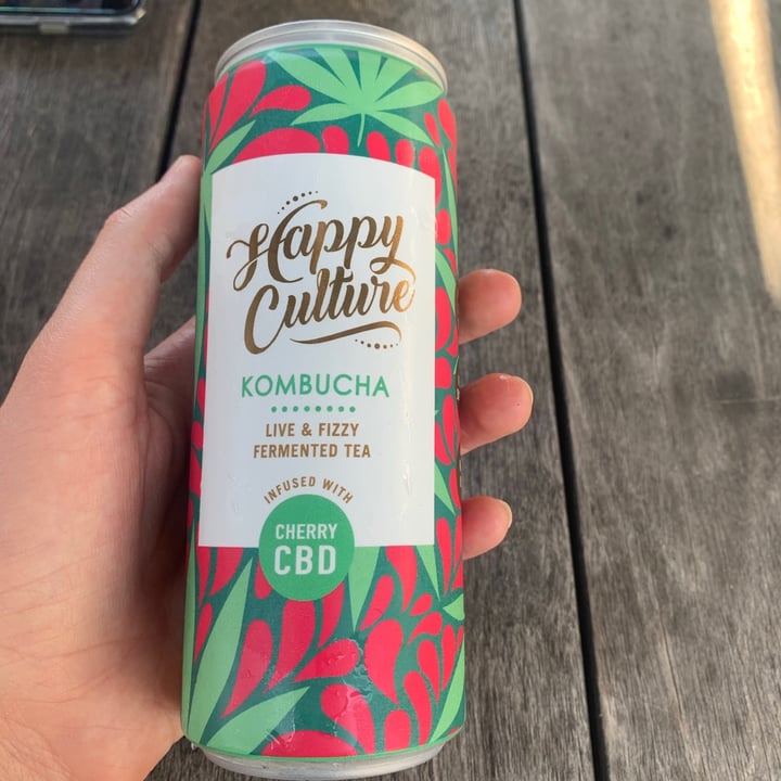 Happy Culture Kombucha Cherry CBD Kombucha Review abillion