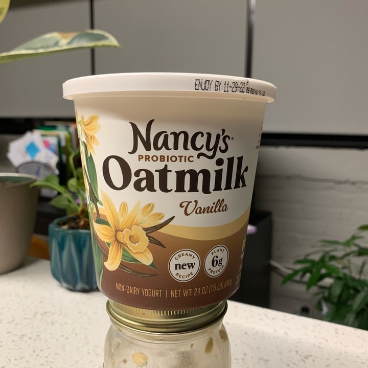 Nancy's Yogurt Nancy’s Oatmilk Vanilla Yogurt Review abillion