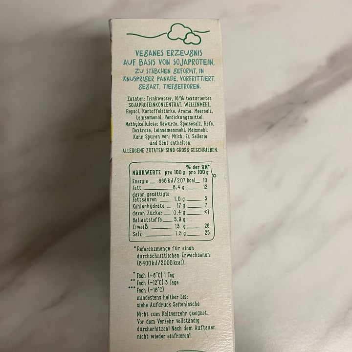 review photo of Vegavita Fischstäbchen shared by @joyveg on 09 Dec 2021 - review