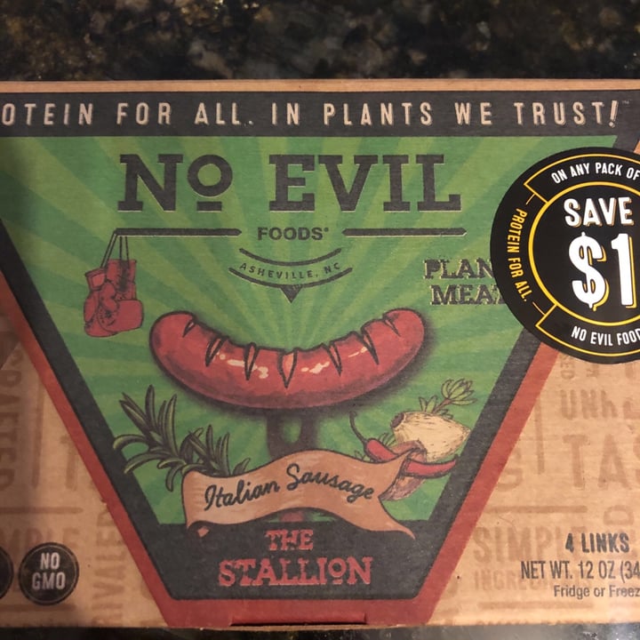 No Evil Foods Th Stallion Italian Sausage Reviews abillion