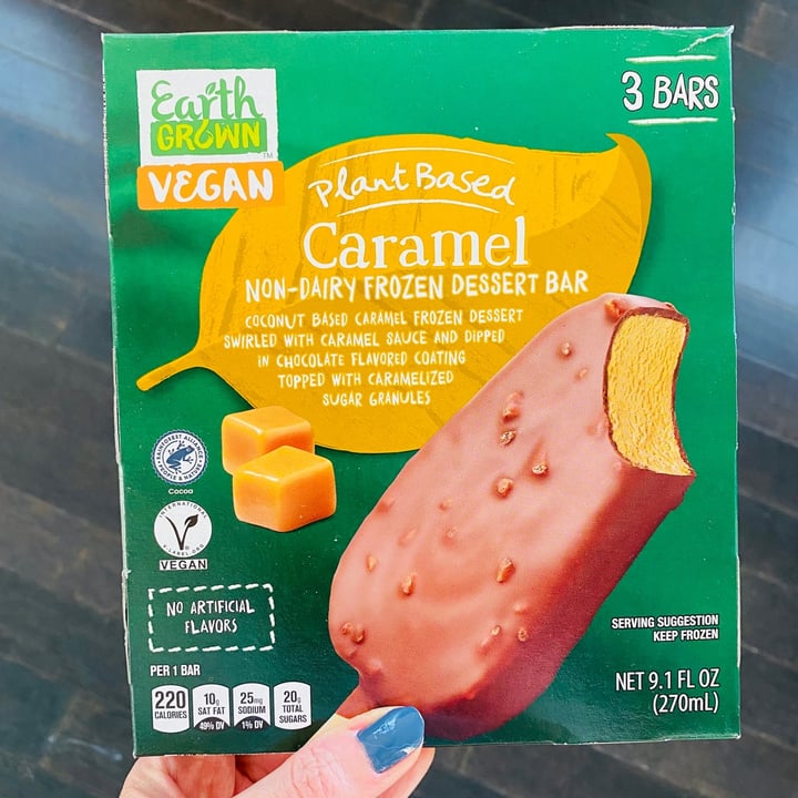 ALDI Caramel NonDairy Frozen Dessert Bar Review abillion