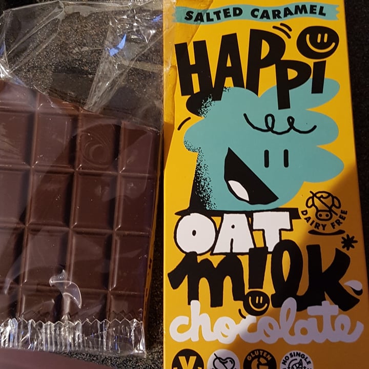 Happi Free From Salted Caramel Oat Milk Chocolate Review abillion