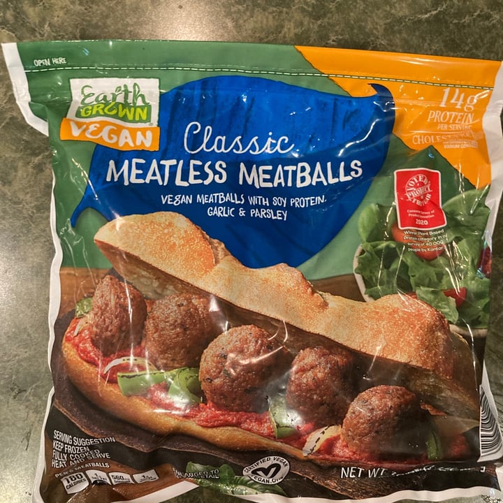Earth Grown Classic meatball Reviews abillion