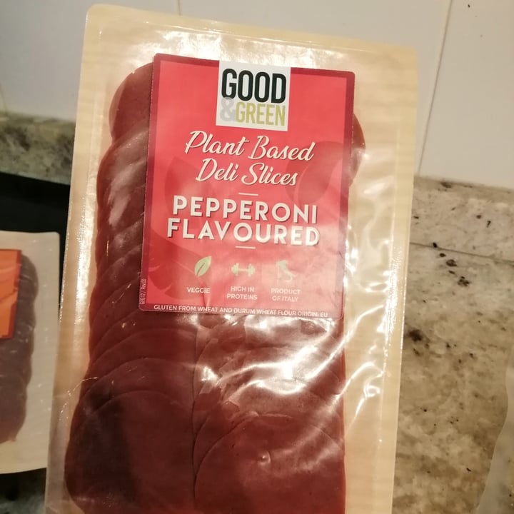 Good & Green Plant Based Deli Slices Pepperoni Flavoured Review abillion