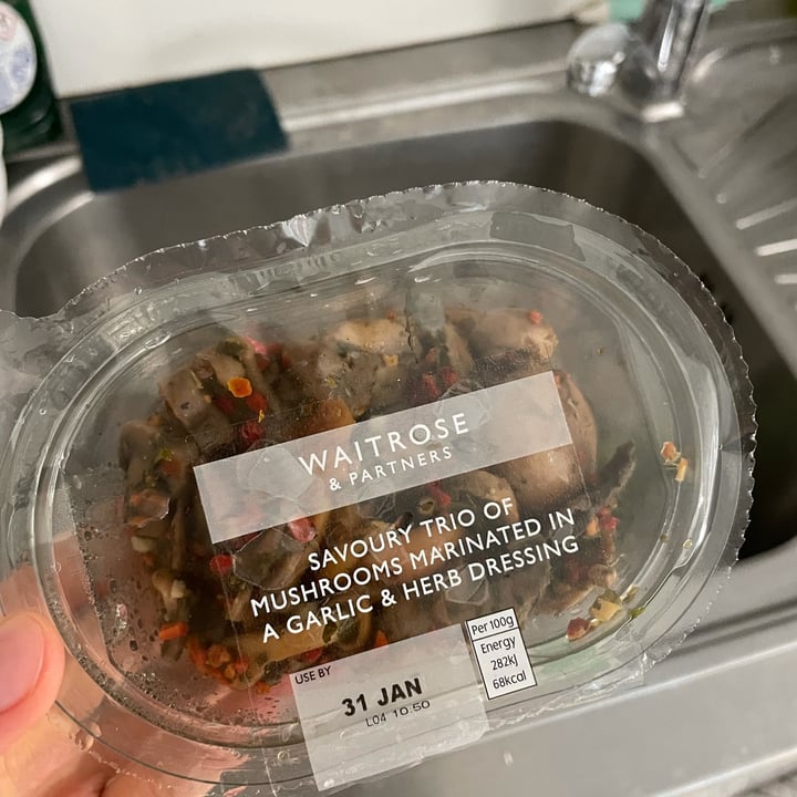 Waitrose Savoury Trio Of Mushrooms In A Garlic And Herb Dressing Review