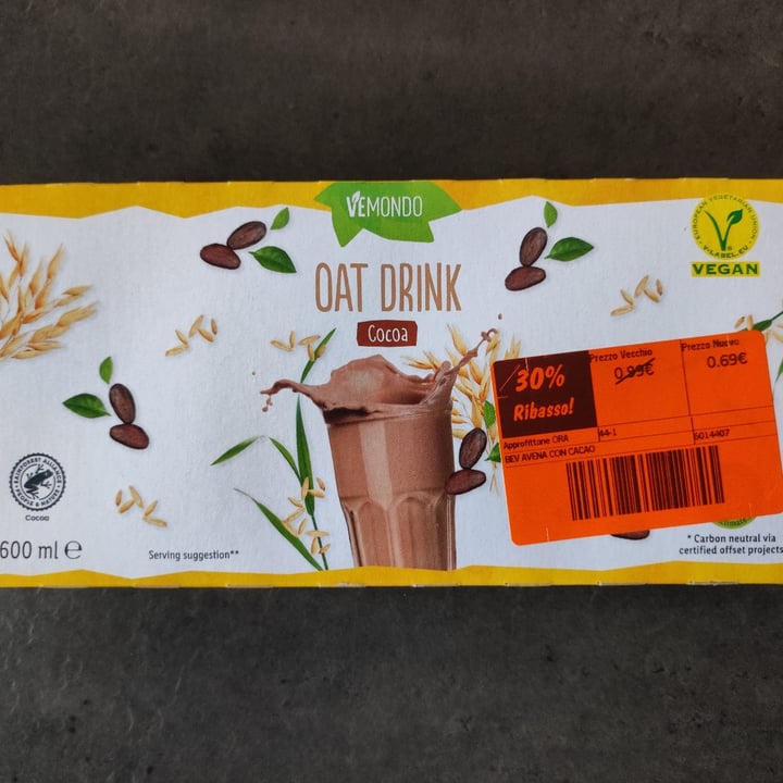 Vemondo OAT DRINK COCOA Review abillion