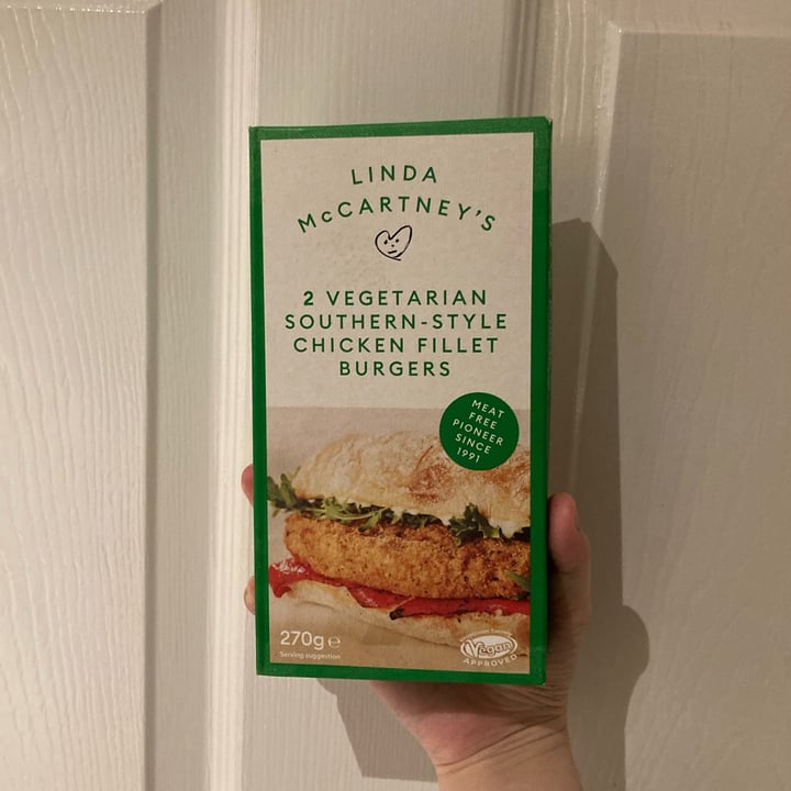 Linda McCartney's Vegetarian Southernstyle Chicken Fillet Burgers