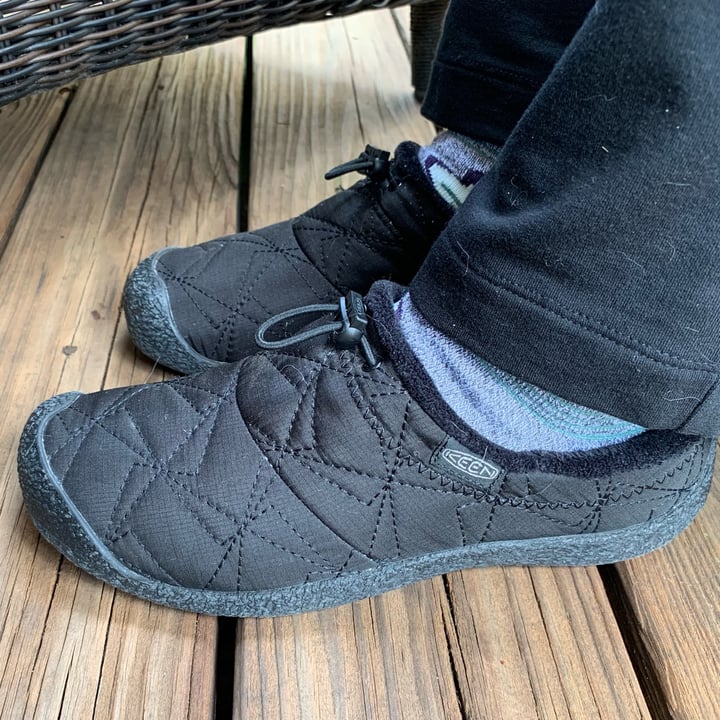 keen wool slip on clogs