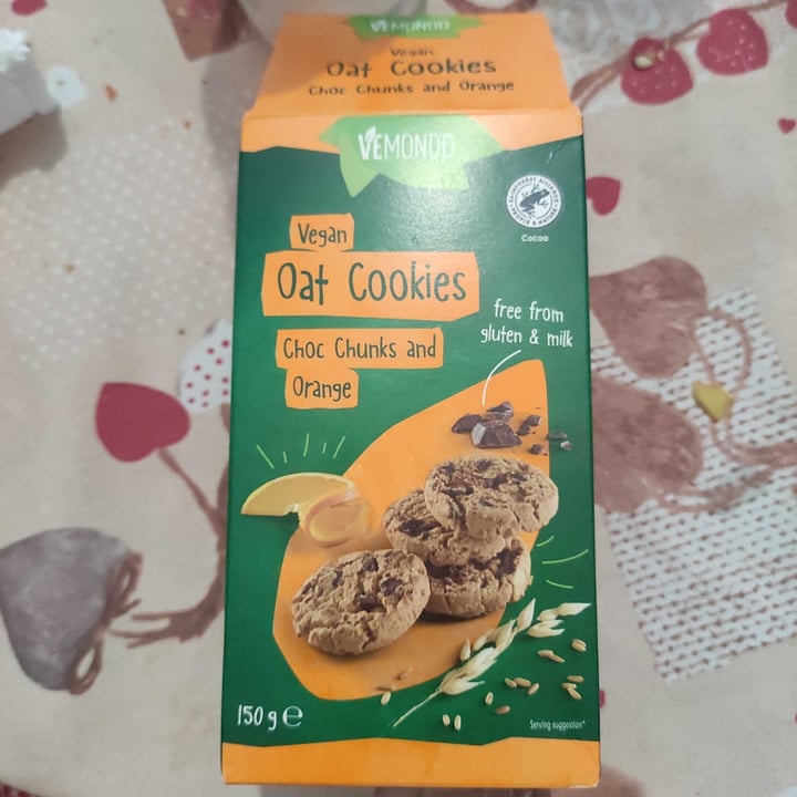 Lidl vegan oat cookies choc and orange Review | abillion