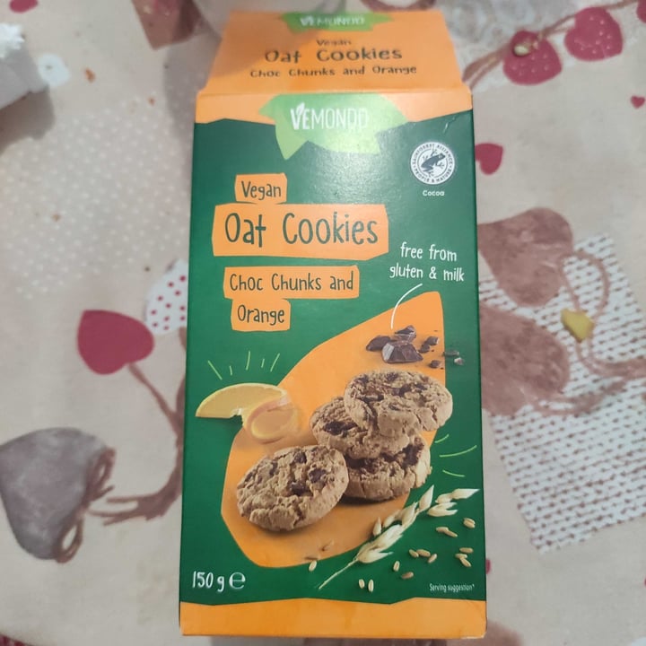 Lidl vegan oat cookies choc and orange Review abillion