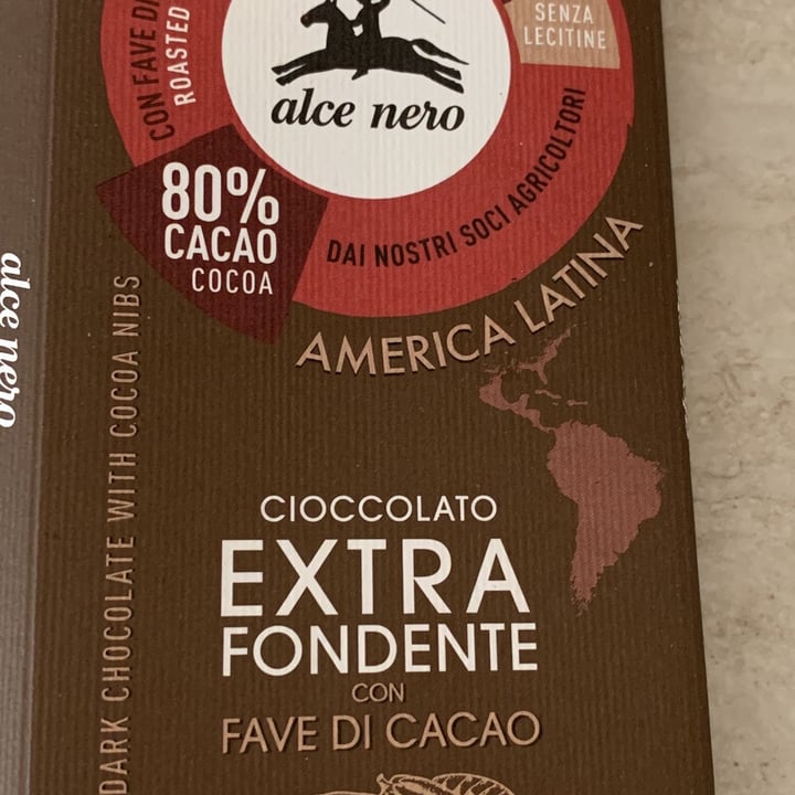 Alce Nero Cioccolato extra fondente con fave di cacao Review | abillion