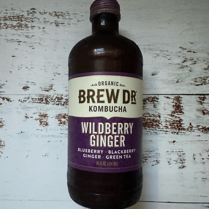 ORGANIC BREW DR KOMBUCHA Wildberry Ginger Review abillion