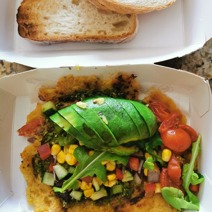 Knead Bakery Kloof Street Cape Town, South Africa Vegan Fritatta Review