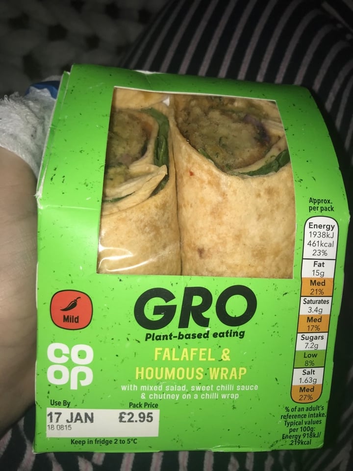 Coop falafel and houmous wrap Reviews abillion
