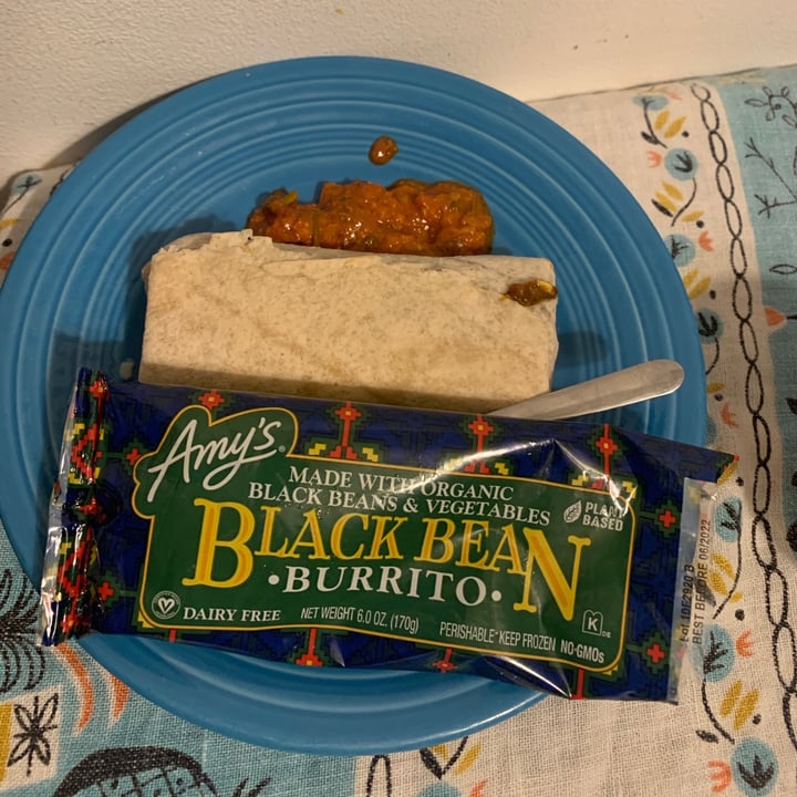 Amy’s Organic Black Bean & Vegetables Burrito Review abillion