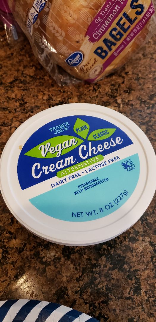 Trader Joe's Vegan Plain Cream Cheese Classic Review abillion