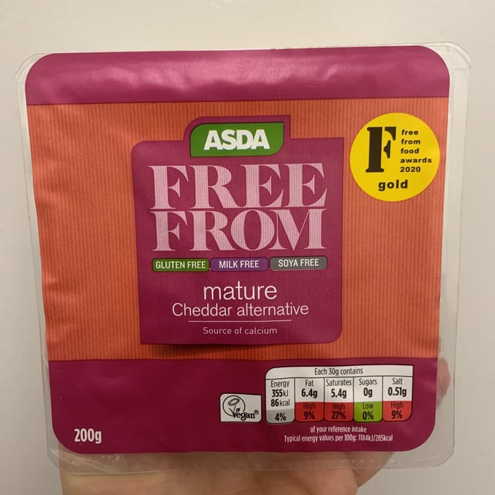 ASDA Mature Cheddar Alternative Block Review abillion