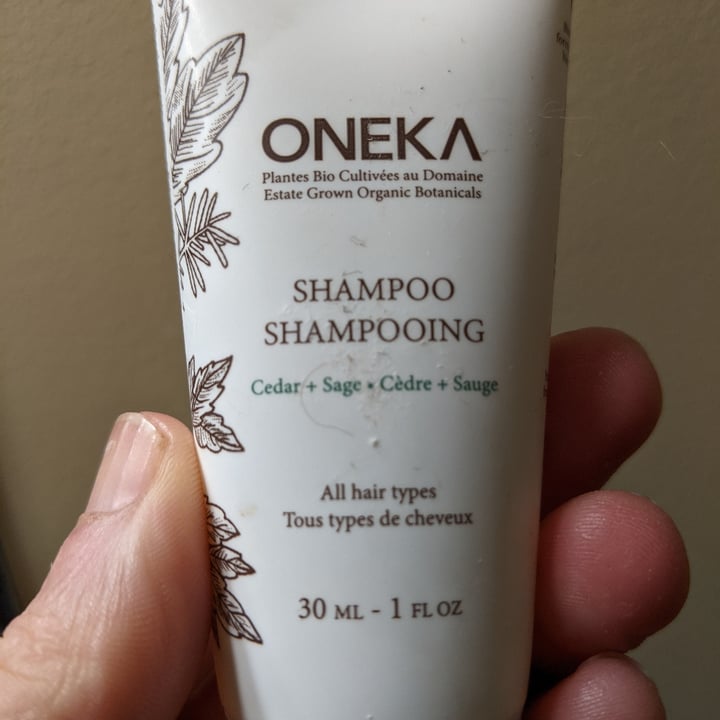 Oneka Elements Cedar + Sage shampoo Review abillion