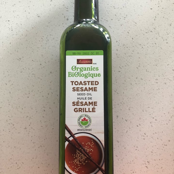 Irresistibles Organics Toasted Sesame Seed Oil Reviews abillion
