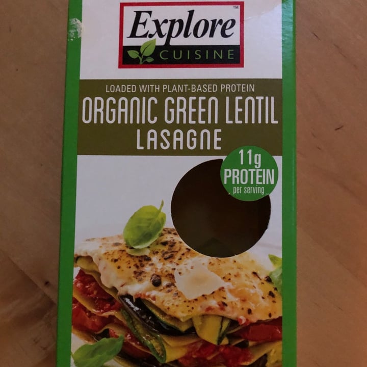 Explore Cuisine Organic Green Lentil Lasagna Review abillion