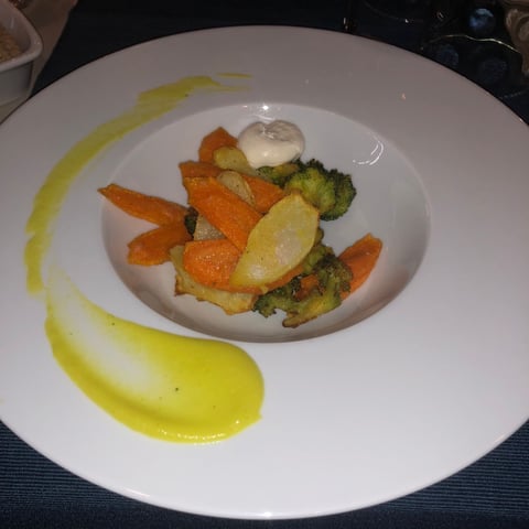 Tris Di Verdure In Tempura E Maionese Vegana Alla Curcuma