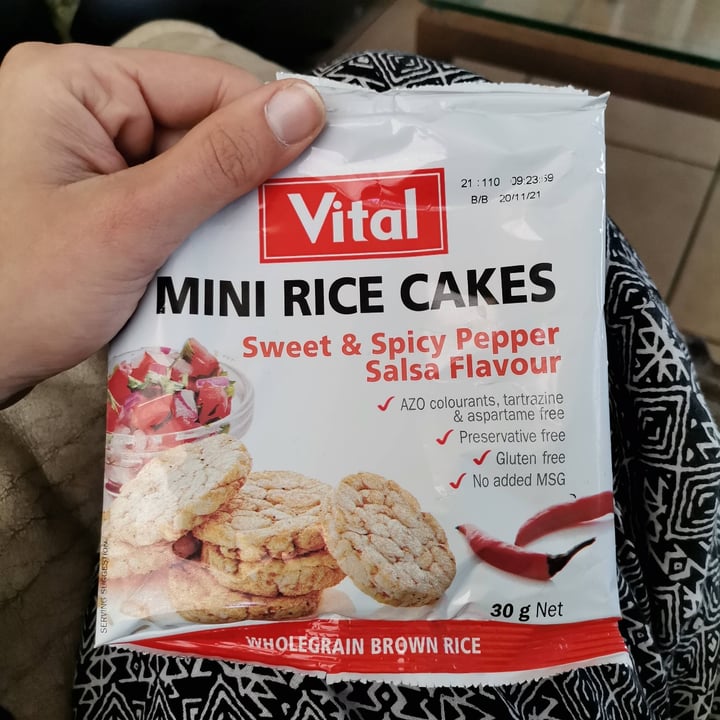 Vital Mini Rice Cakes Sweet & Spicy Pepper Salsa Reviews abillion