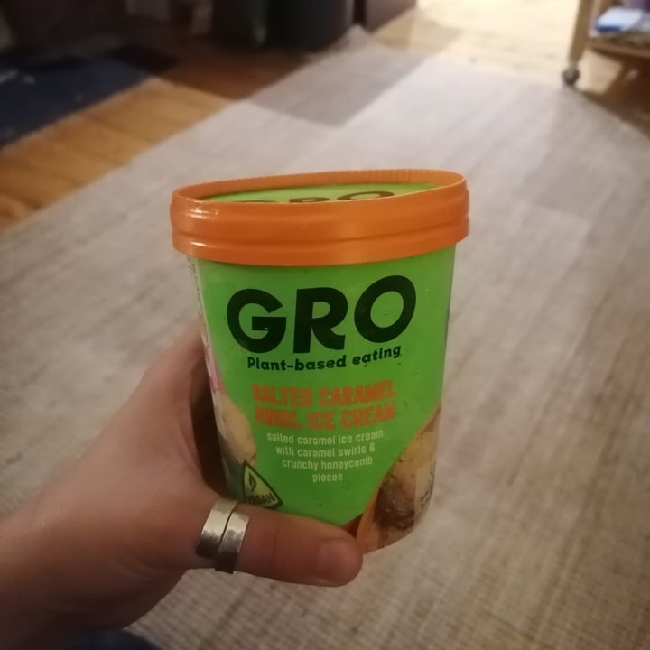 GRO Salted Caramel Swirl Ice Cream Review abillion