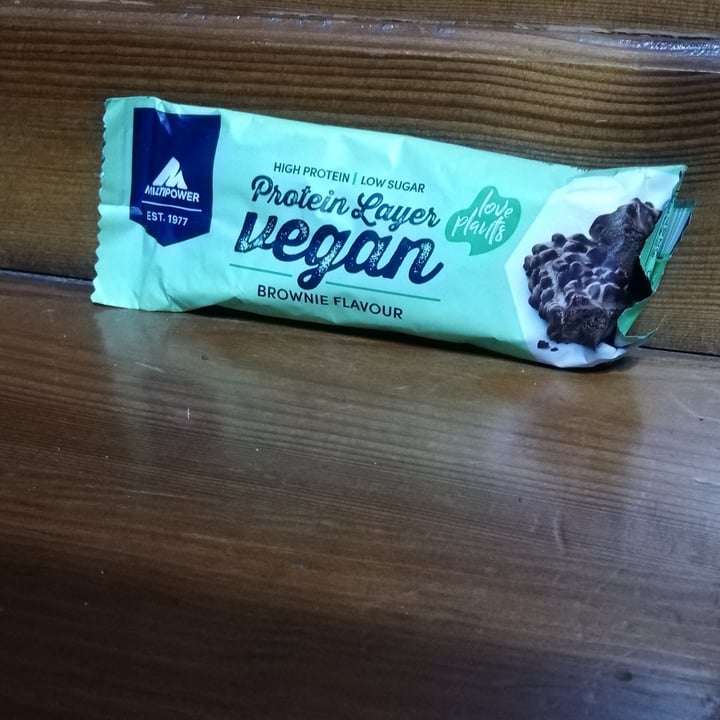 review photo of Multipower Protein Layer Vegan Brownie Flavour shared by @stellsferrs on 30 Oct 2022 - review