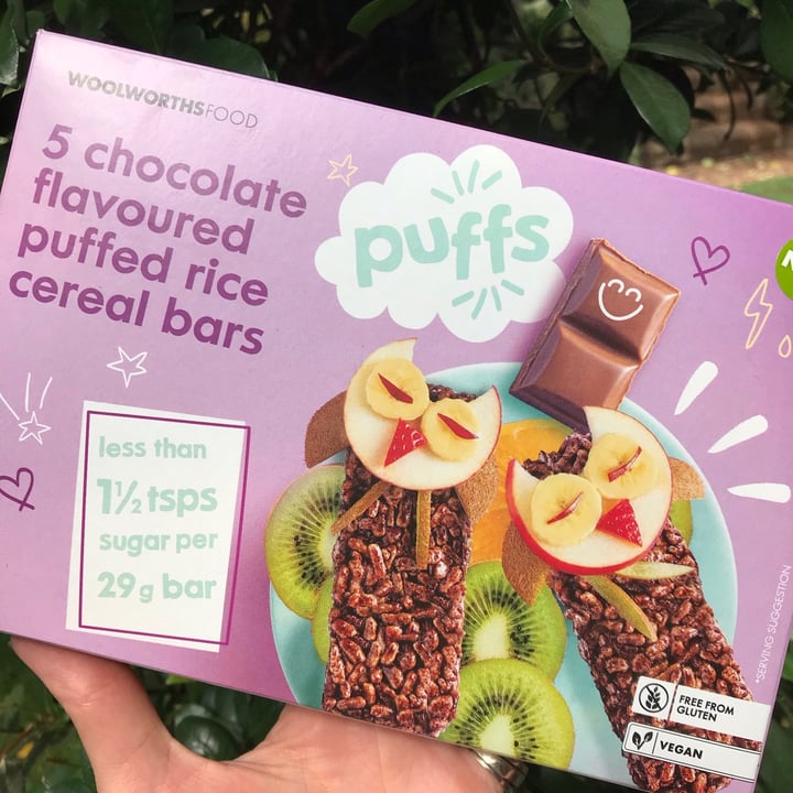 Woolworths Chocolate Flavoured Puffed Rice Cereal Bars Review abillion