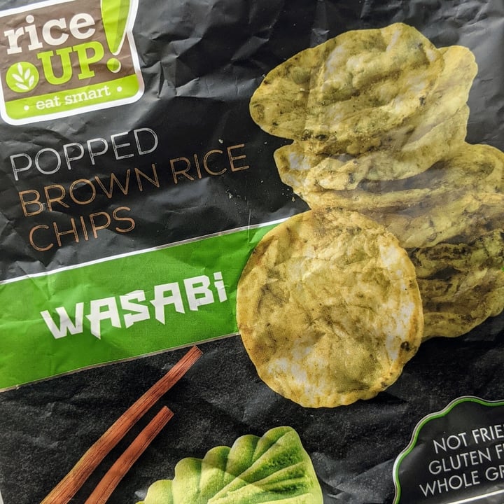 Rice Up! Brown Rice Chips Wasabi Review abillion