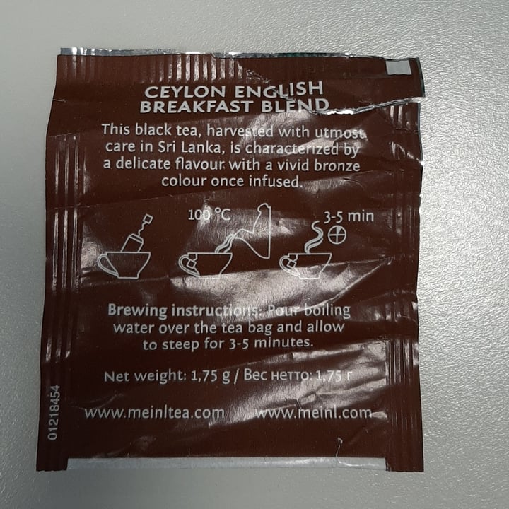 review photo of Julius meinl ceylon english breakfast shared by @lilliflower on 14 Dec 2022 - review