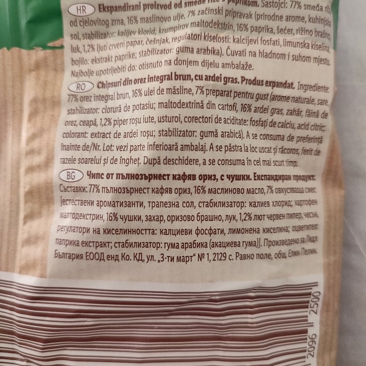 review photo of Snack Day Brown rice crisps with paprika flavor shared by @flouredfingers on 10 Sep 2021 - review