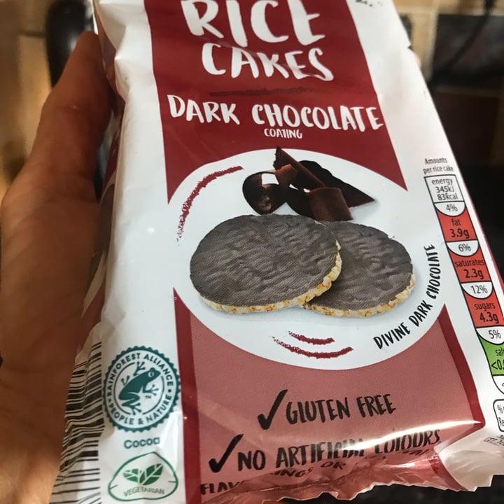 Harvest Morn Rice Cakes Dark Chocolate Review abillion