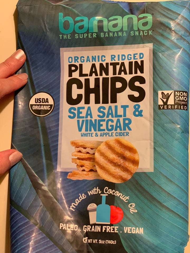 Barnana Plantain Chips Sea Salt & Vinegar Review abillion