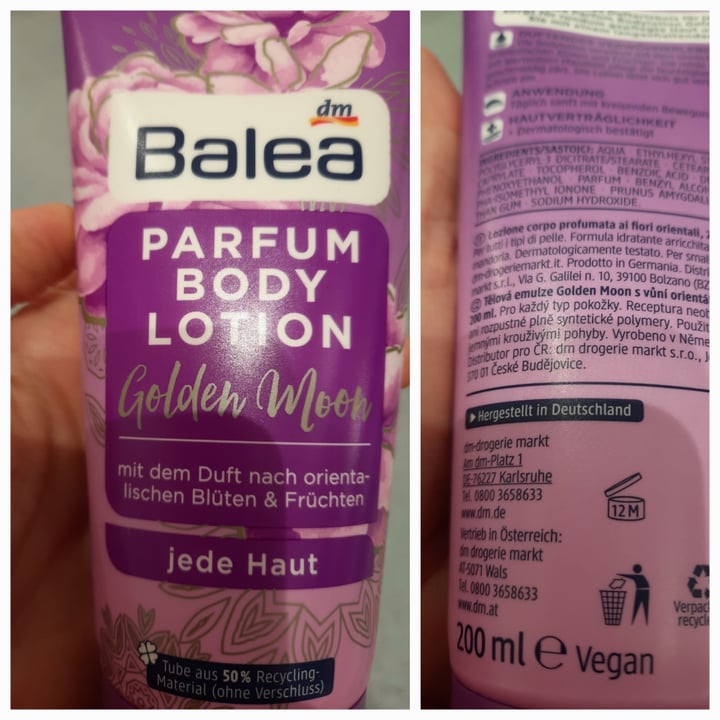 Balea Parfum body lotion golden moon Reviews abillion