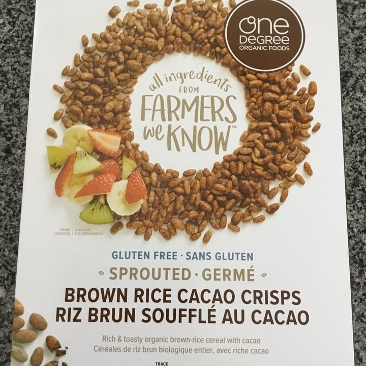 One Degree Organic Foods Brown Rice Cacao Crisps Review abillion
