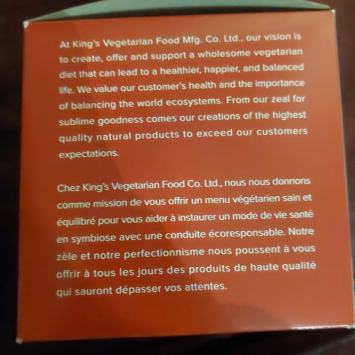 review photo of King's Vegetarian Food Mfg. Co. Ltd. Simulated Soy Leg shared by @hbchic on 30 Dec 2021 - review