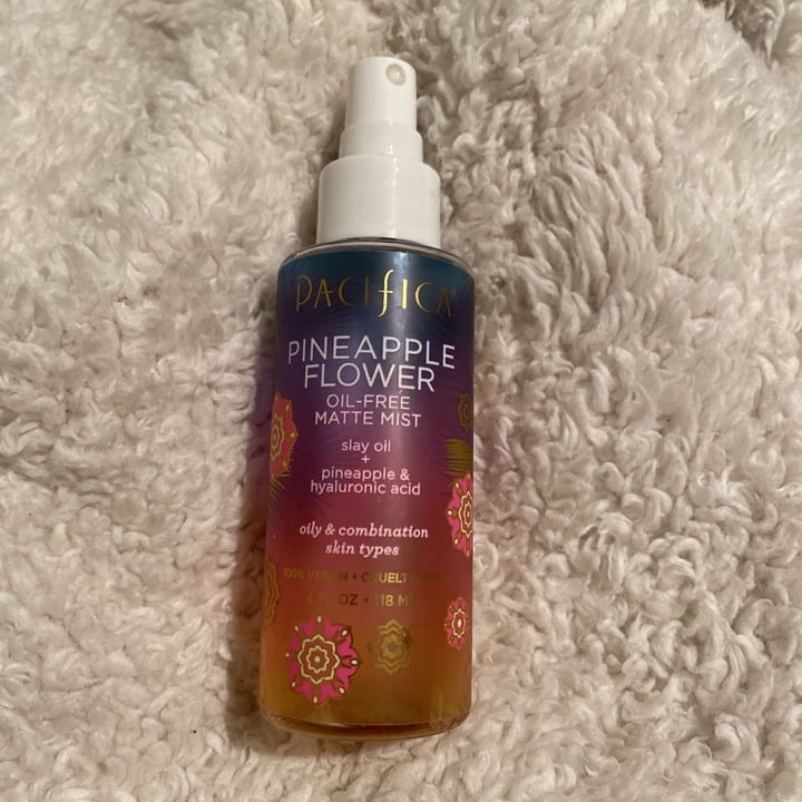 Pacifica Pineapple Flower OilFree Matte Mist Review abillion