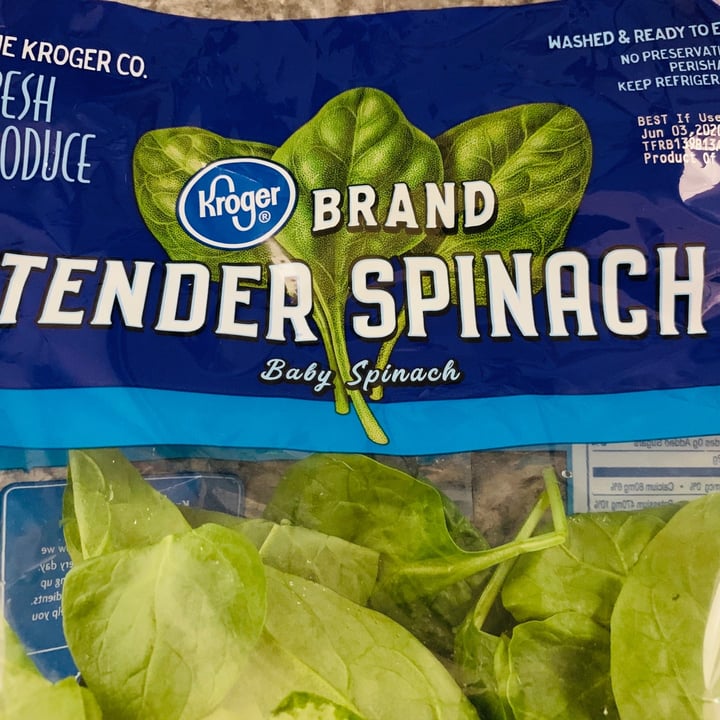 Kroger Tender Spinach Reviews abillion