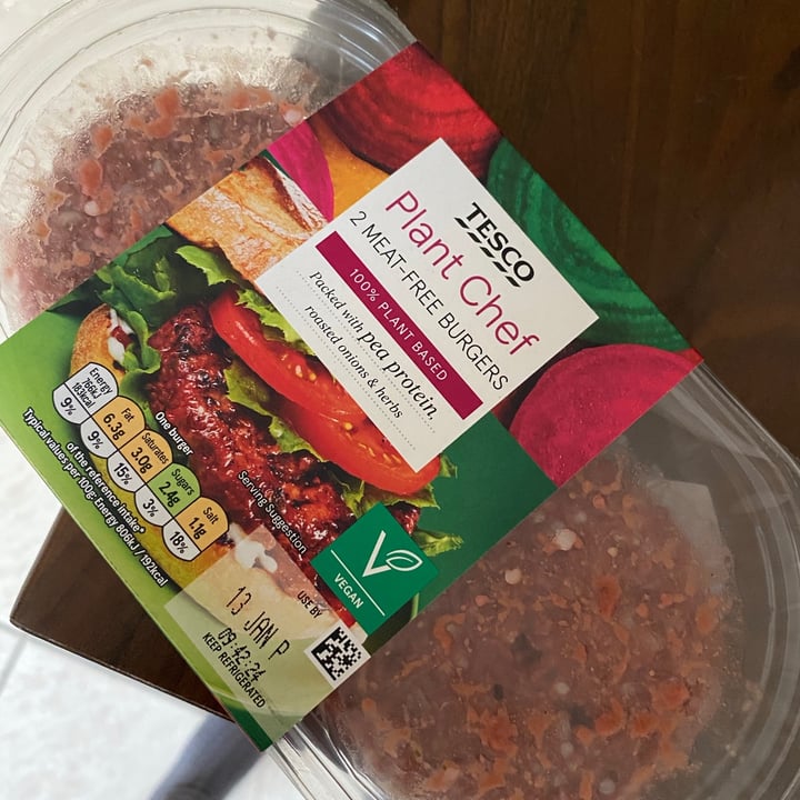 Tesco Plant Chef 2 Meatfree Burgers Review abillion