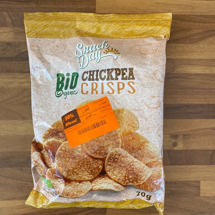 Snack Day Chickpea crisps Review abillion