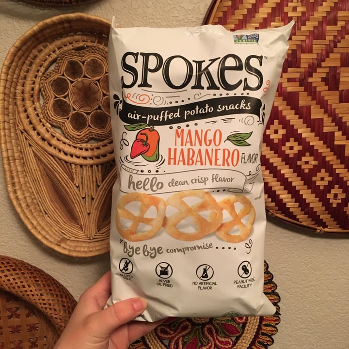 Spokes Mango Habanero Flavor Air Puffed Potato Snacks Reviews abillion