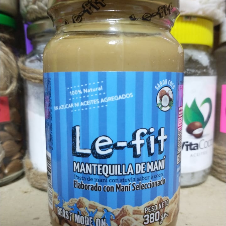 photo of Le-Fit Mantequilla De Maní con Coco shared by @veganabanana on  04 Dec 2020 - review