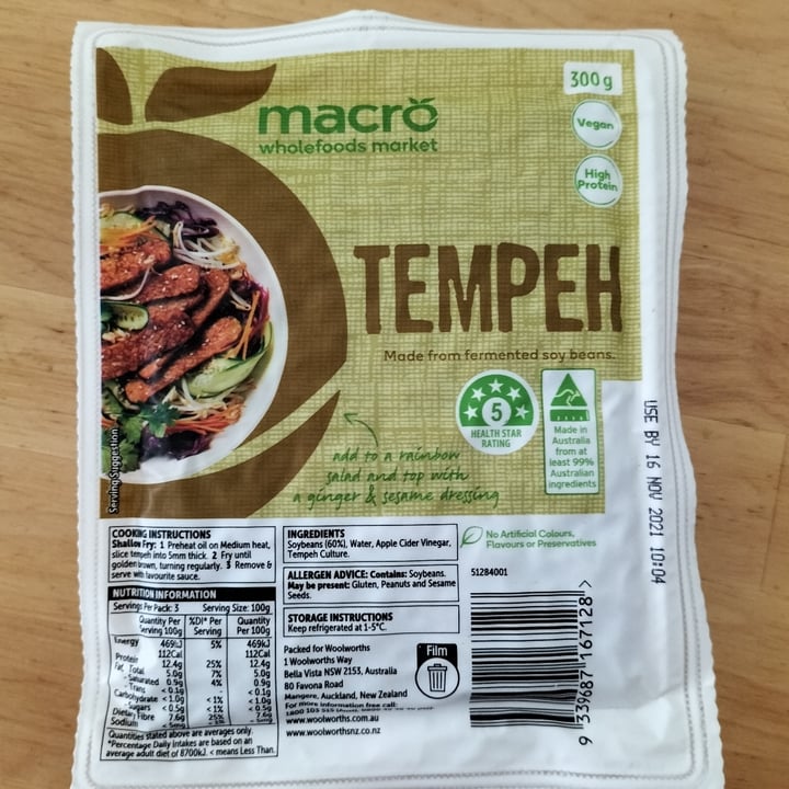 Macro Wholefoods Market Tempeh Review abillion