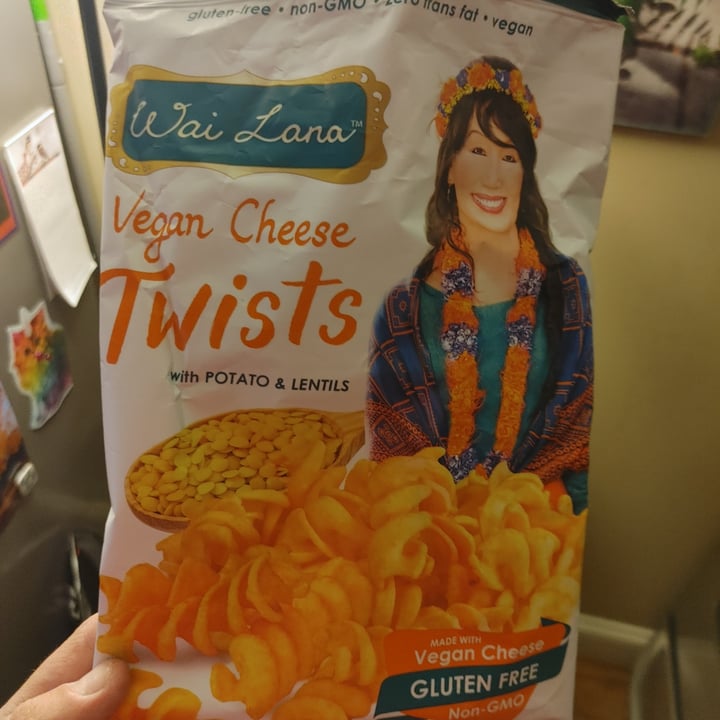Wai Lana Chips Vegan Cheese Twists With POTATO & LENTIL Review abillion