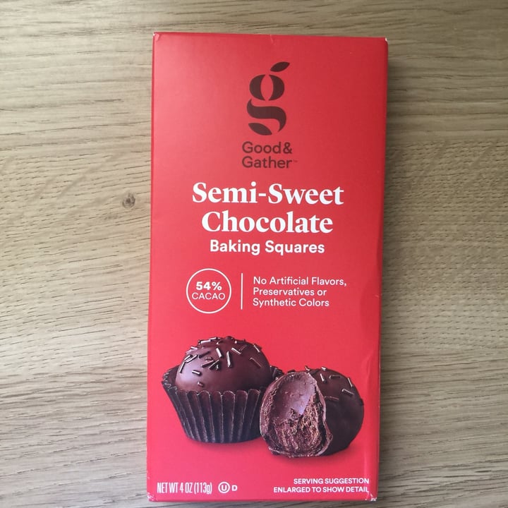 Good & Gather SemiSweet Chocolate Baking Squares Reviews abillion